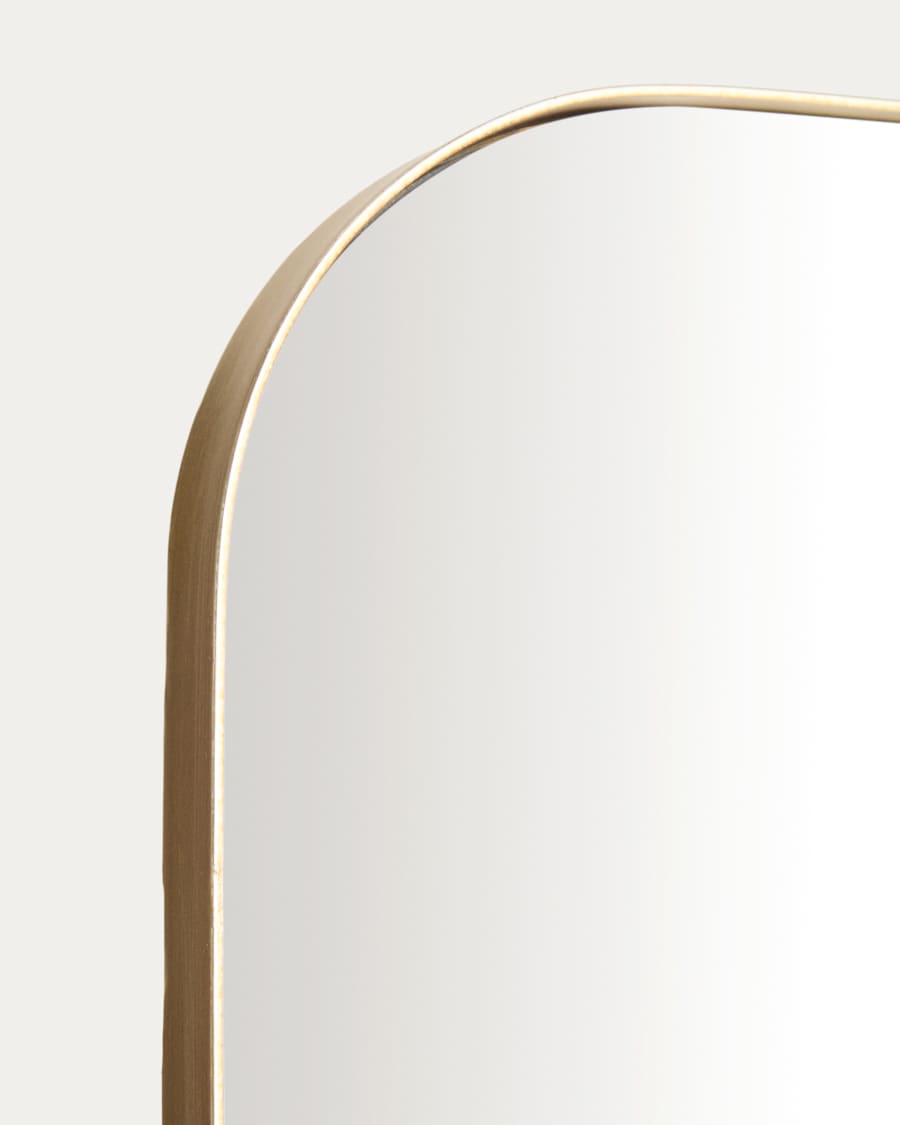 Marco gold metal mirror 80 x 180cm