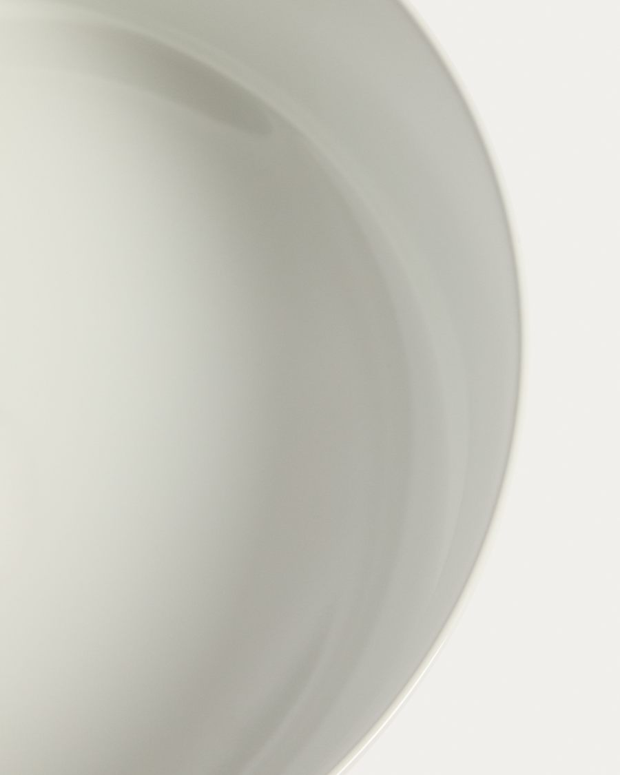 Vasque à poser Ovara en céramique blanche émaillée Ø 36 cm