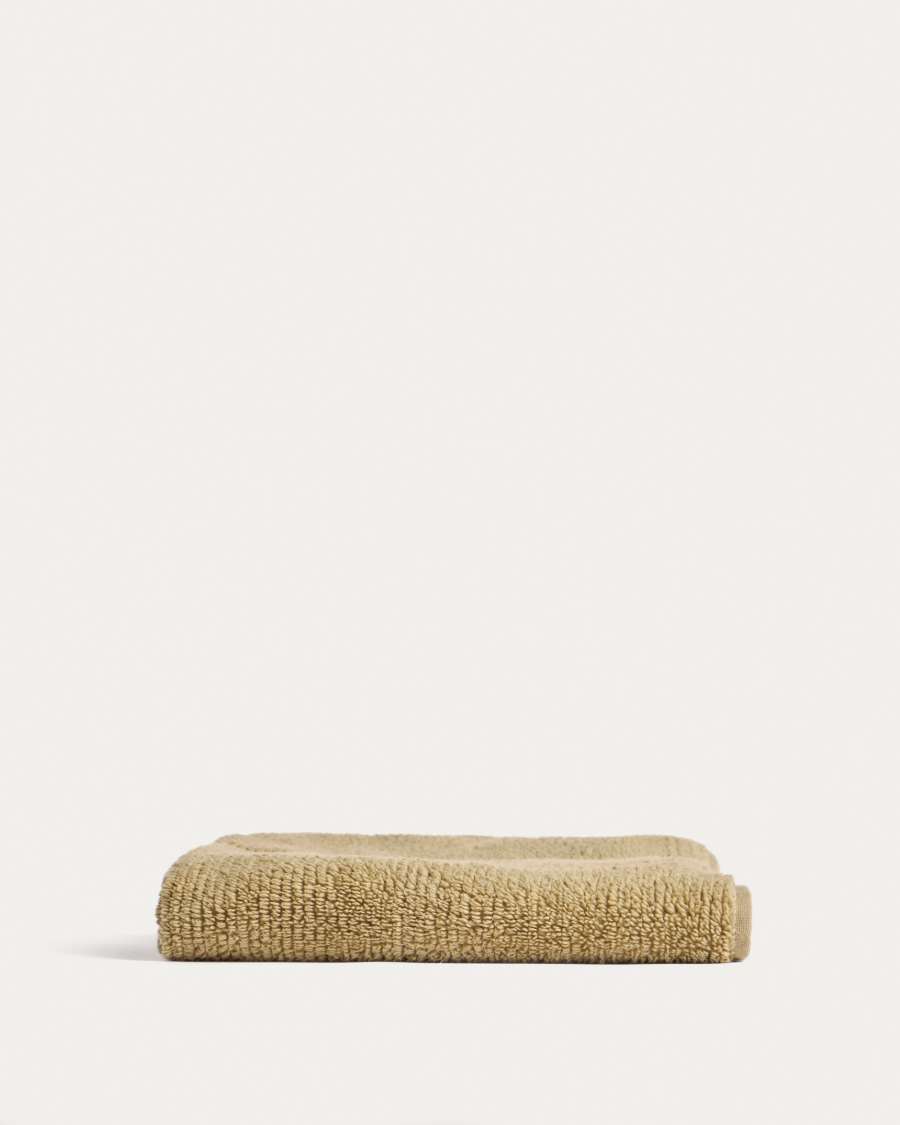 Tovallola de mà Olvira 100% cotó jacquard verd fosc 50x90 cm