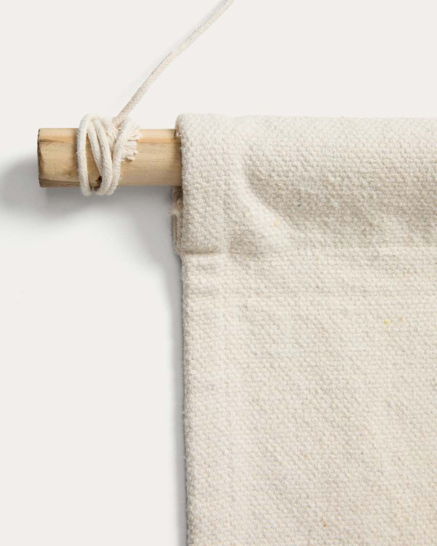 Tadea Wandteppich Baumwolle Regenbogen mehrfarbig 60 x 52 cm