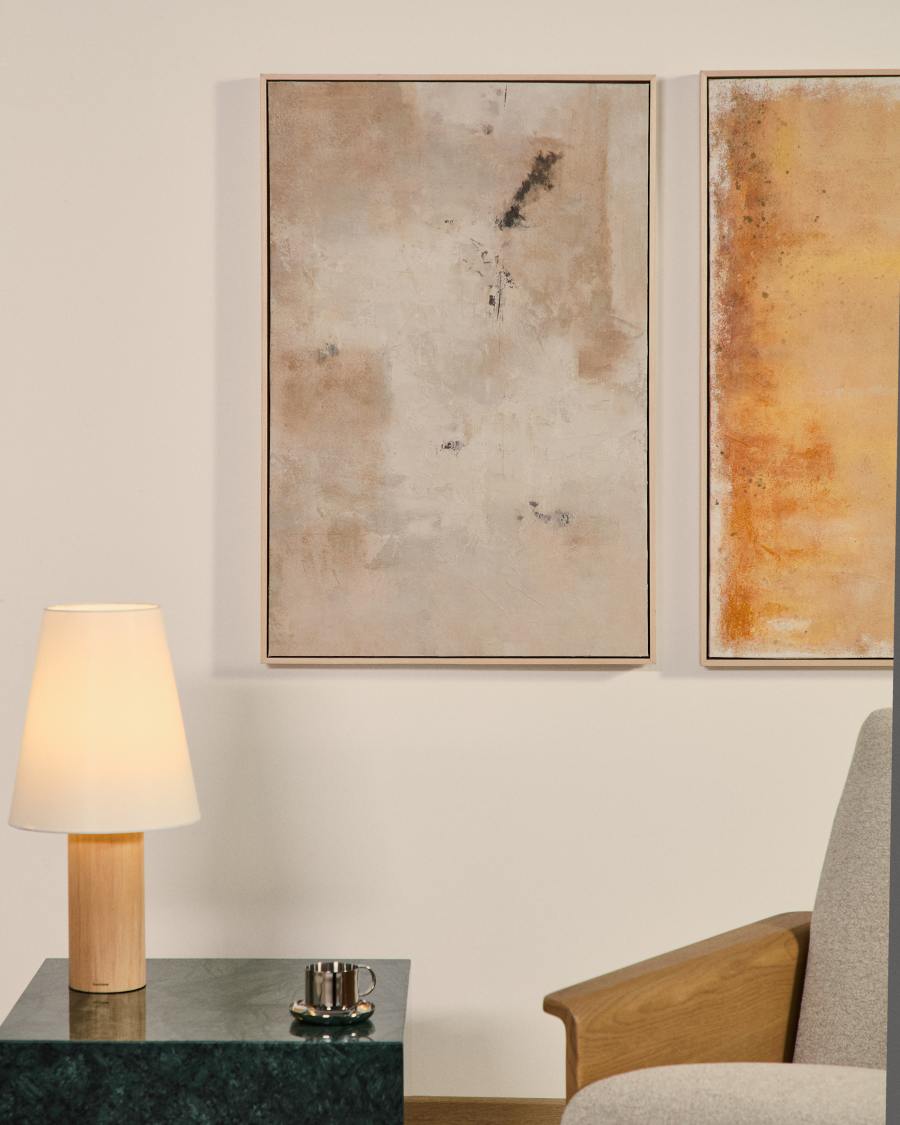 Silpa beige abstract picture 60 x 90cm