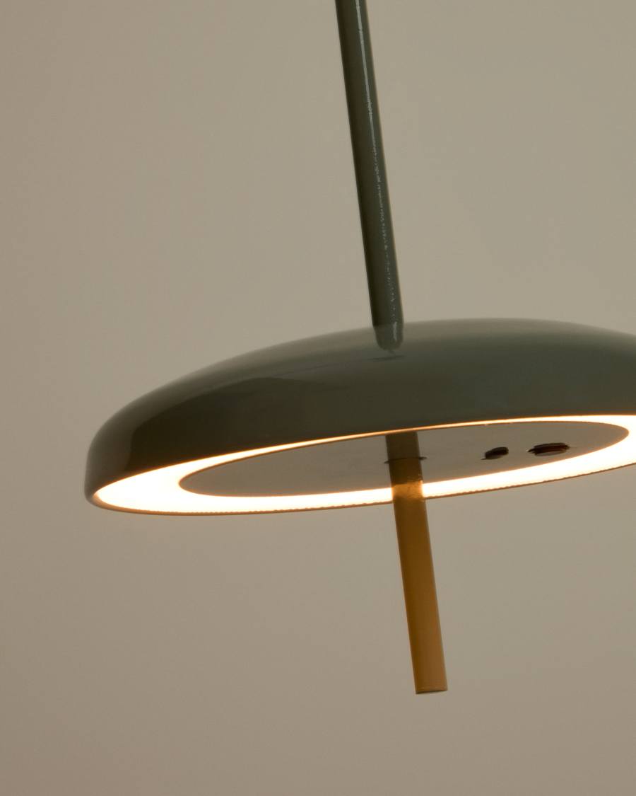 Φορητό φωτιστικό οροφής Porte από ανοιχτό πράσινο αλουμίνιο Ø 16 εκ