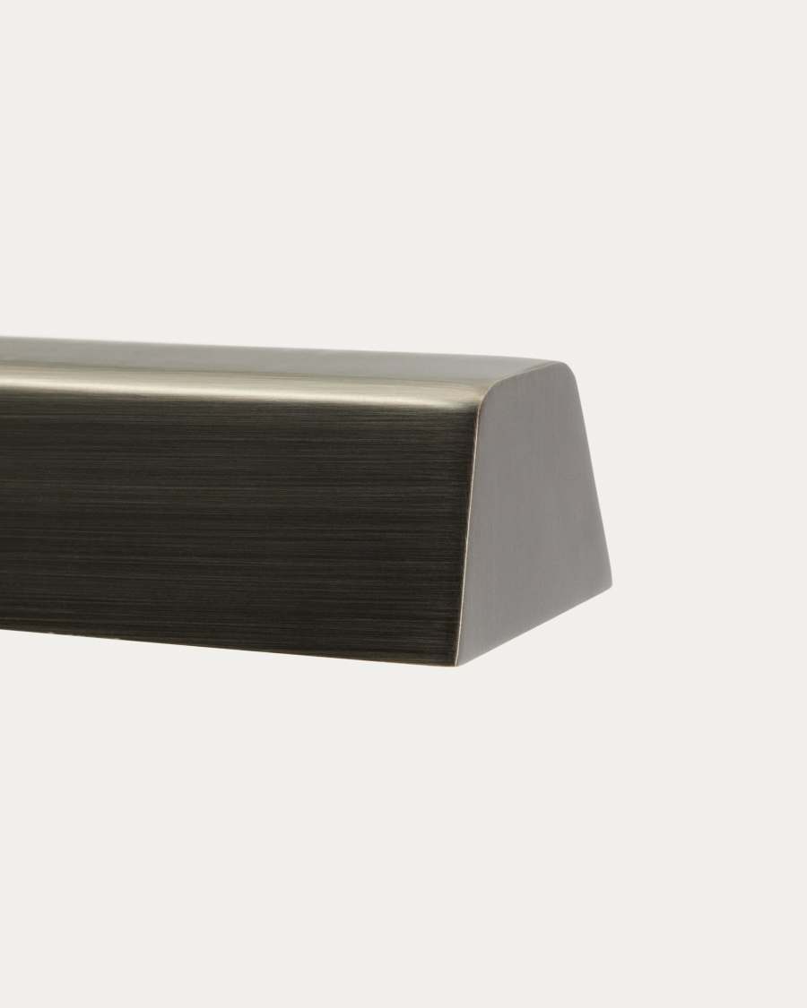 Lynor brushed metal table lamp with black marble base UK adaptor