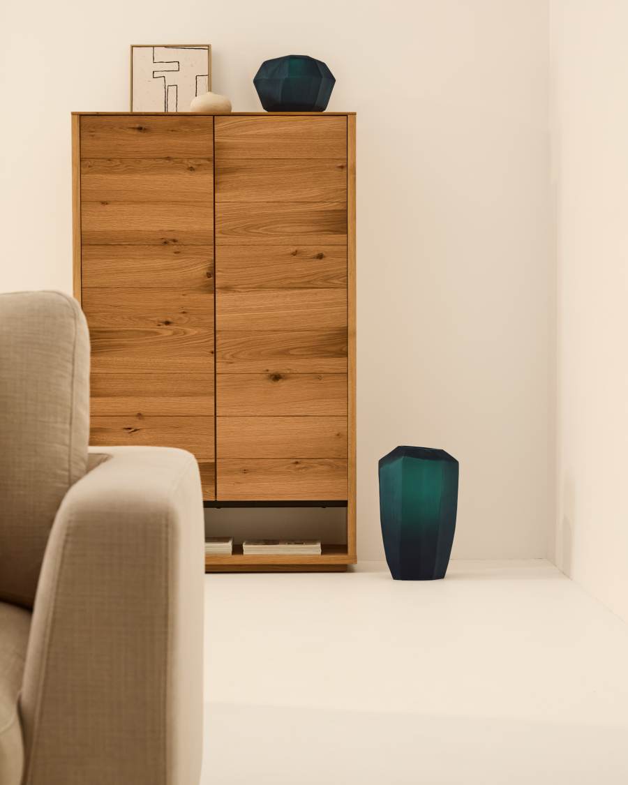 Geonix green glass vase 45,5cm