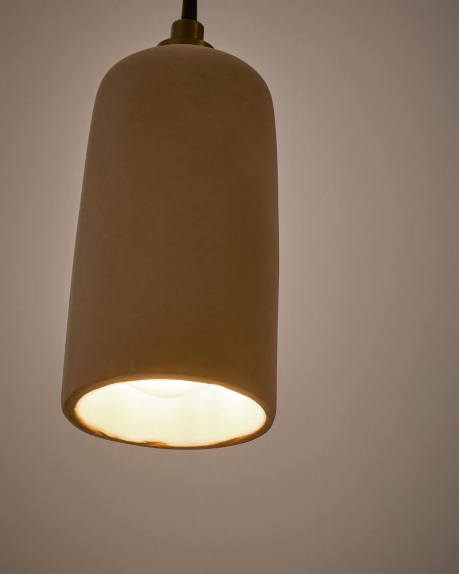 Madsen terracotta ceiling lamp Ø8cm
