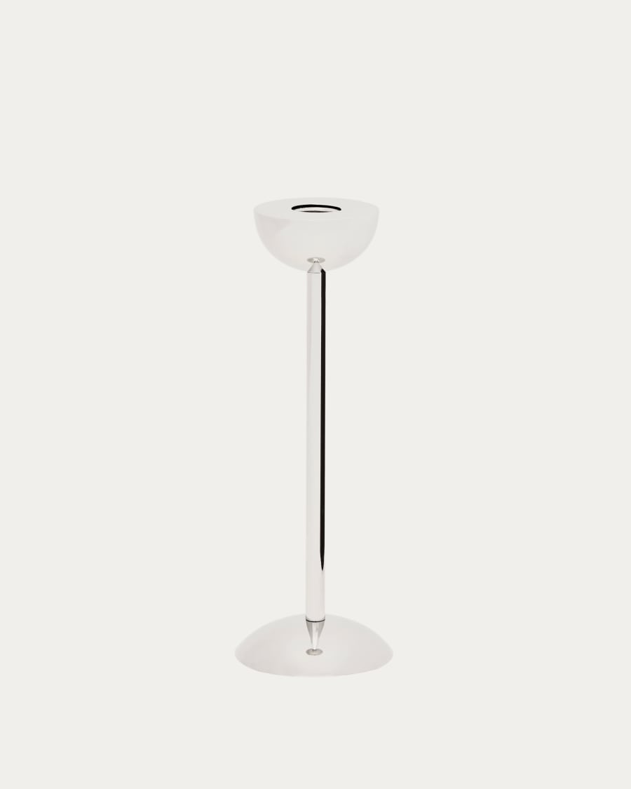 Nirela stainless steel candle holder 22cm