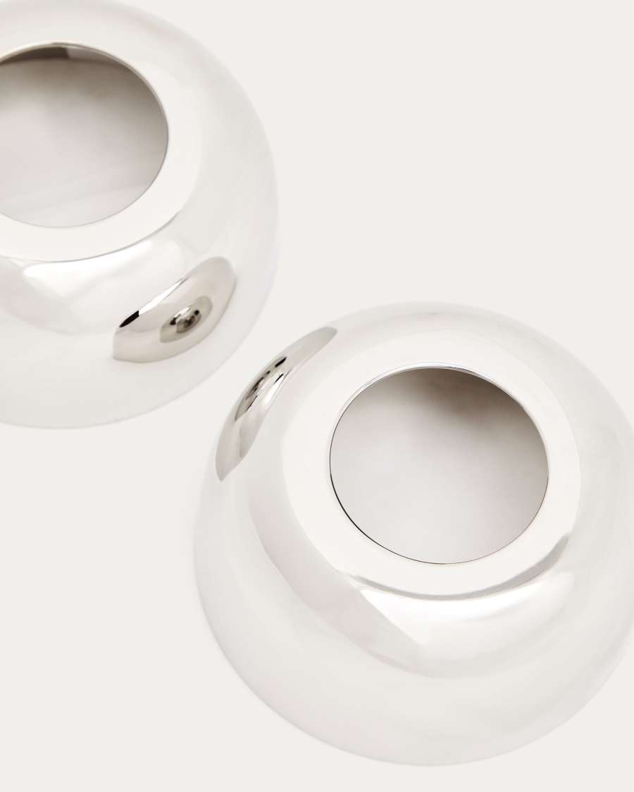 Nirela set of 2 stainless steel egg cups