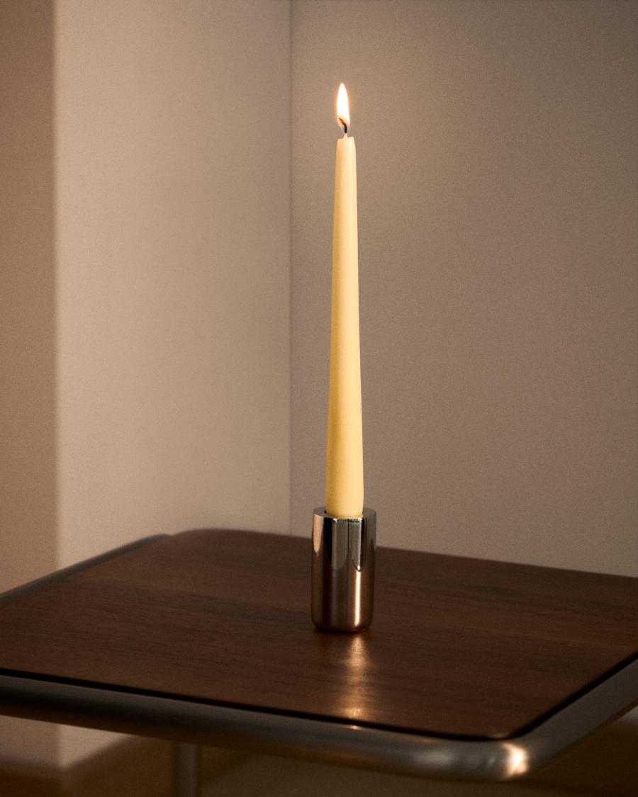 Set Talinen di 4 candele bianche