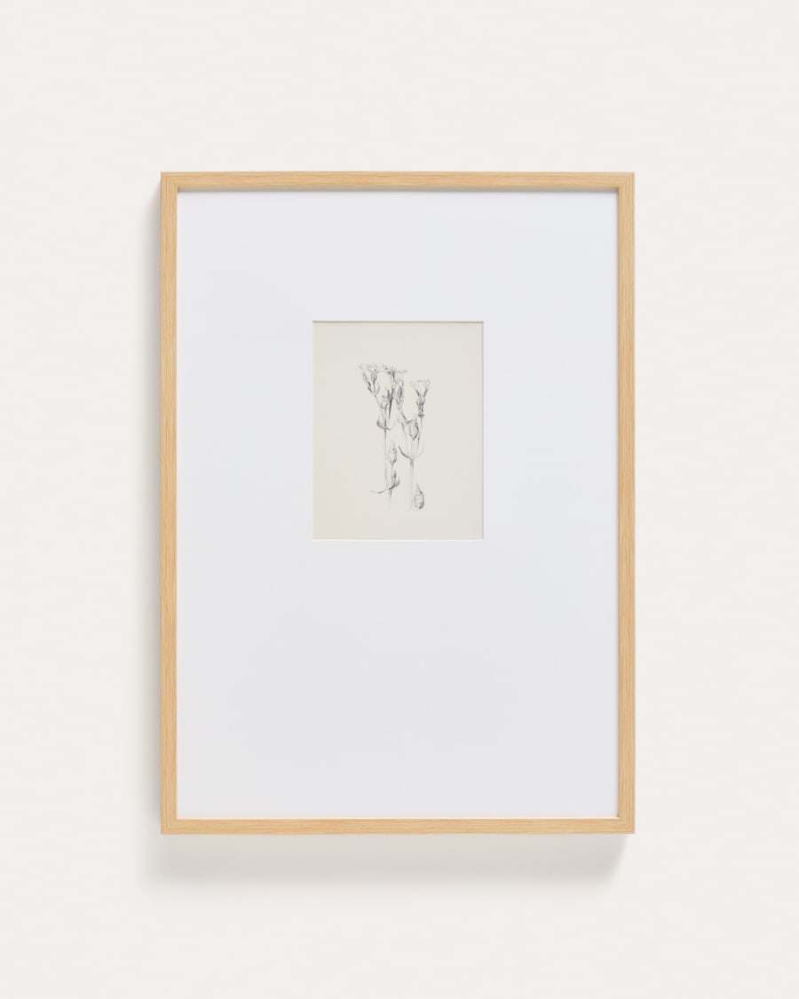 Lirena picture with botanical illustration 50 x 70cm