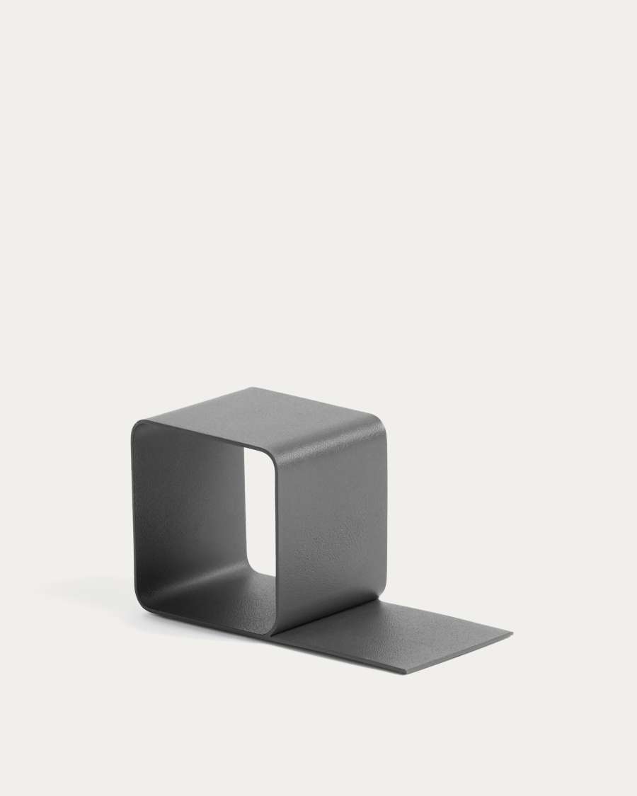 Serre-livres Mistra en fer noir