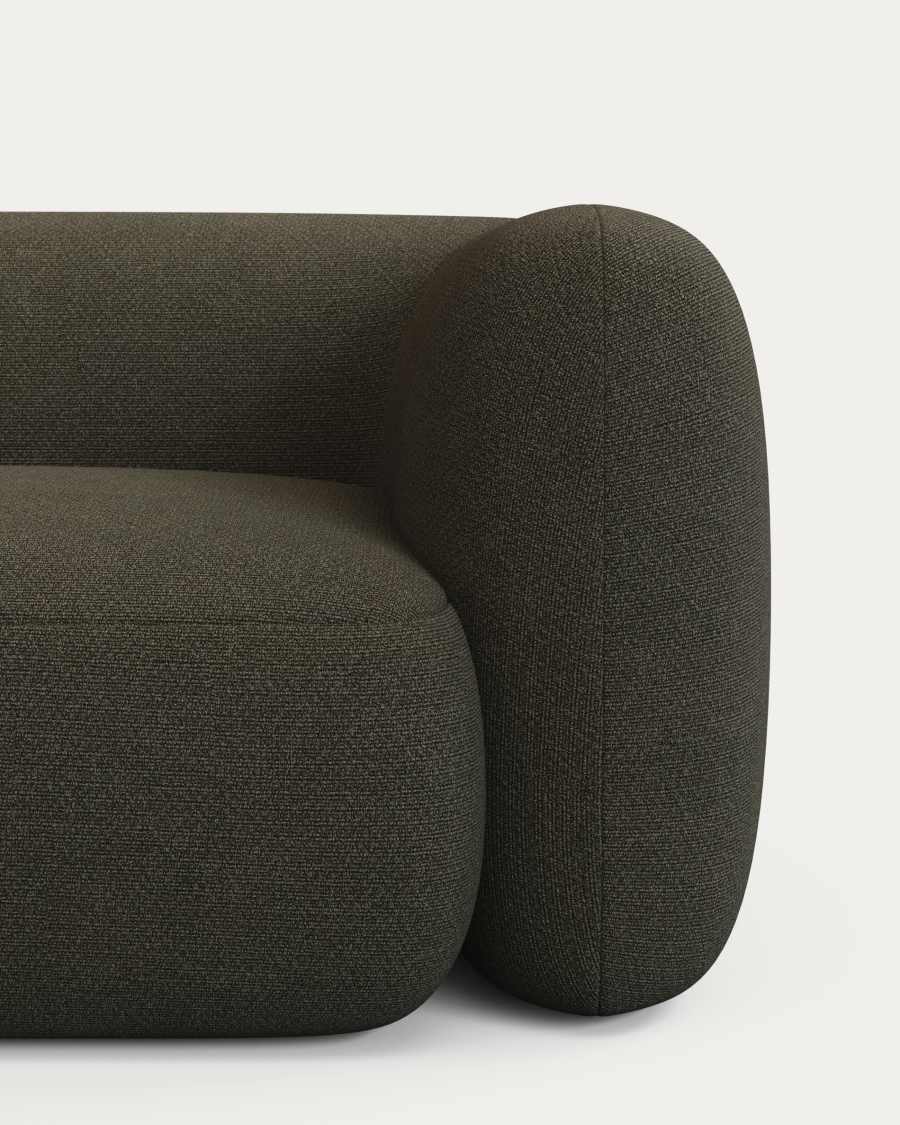 Martina green bouclé 3-seater sofa 246cm FSC Mix Credit