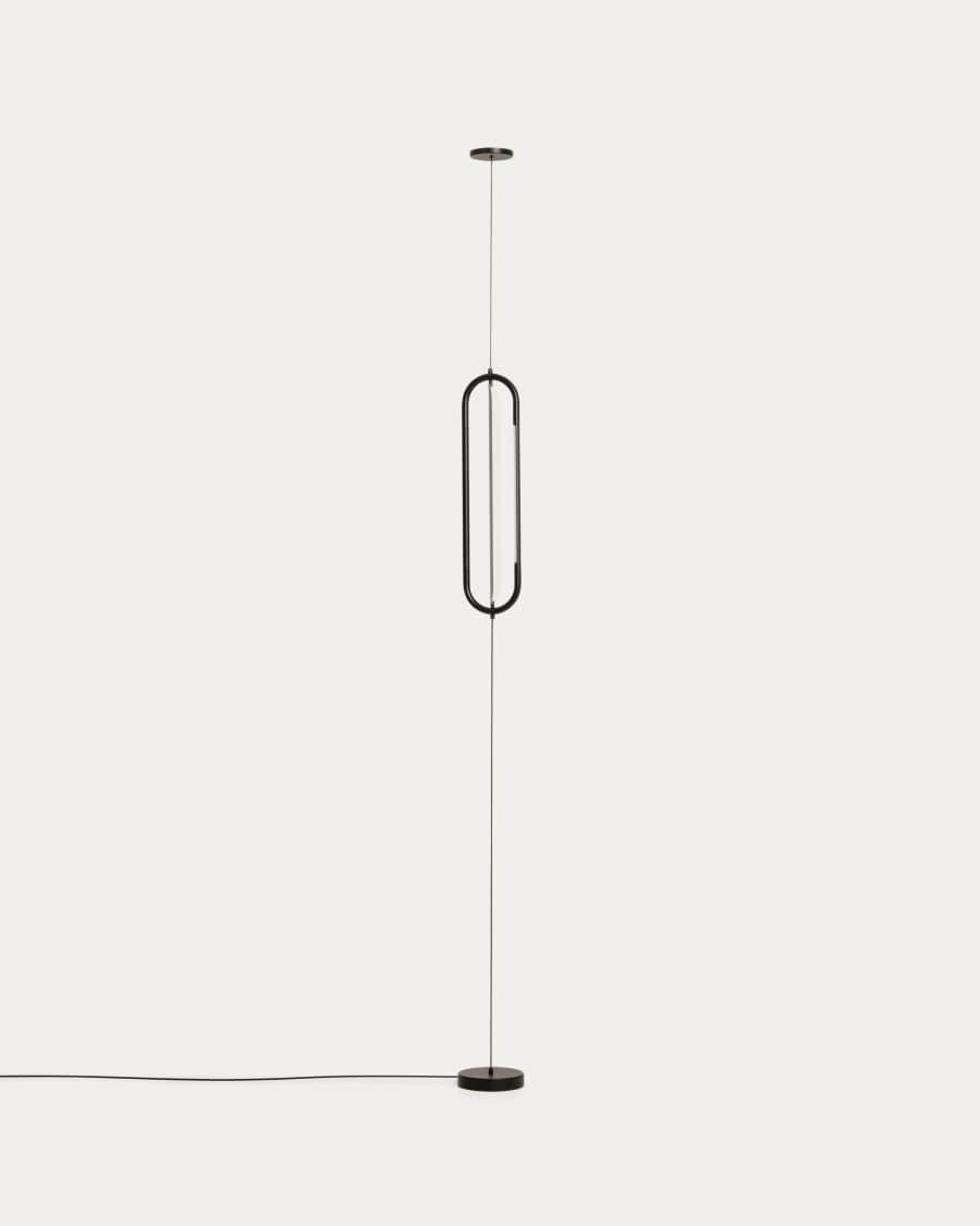 Bow black aluminium ceiling lamp Ø 16 cm UK adaptor
