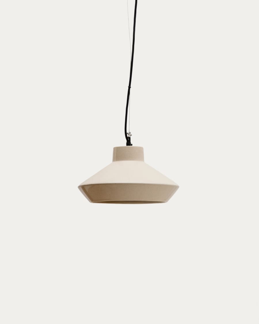 Portol beige ceramic ceiling lamp