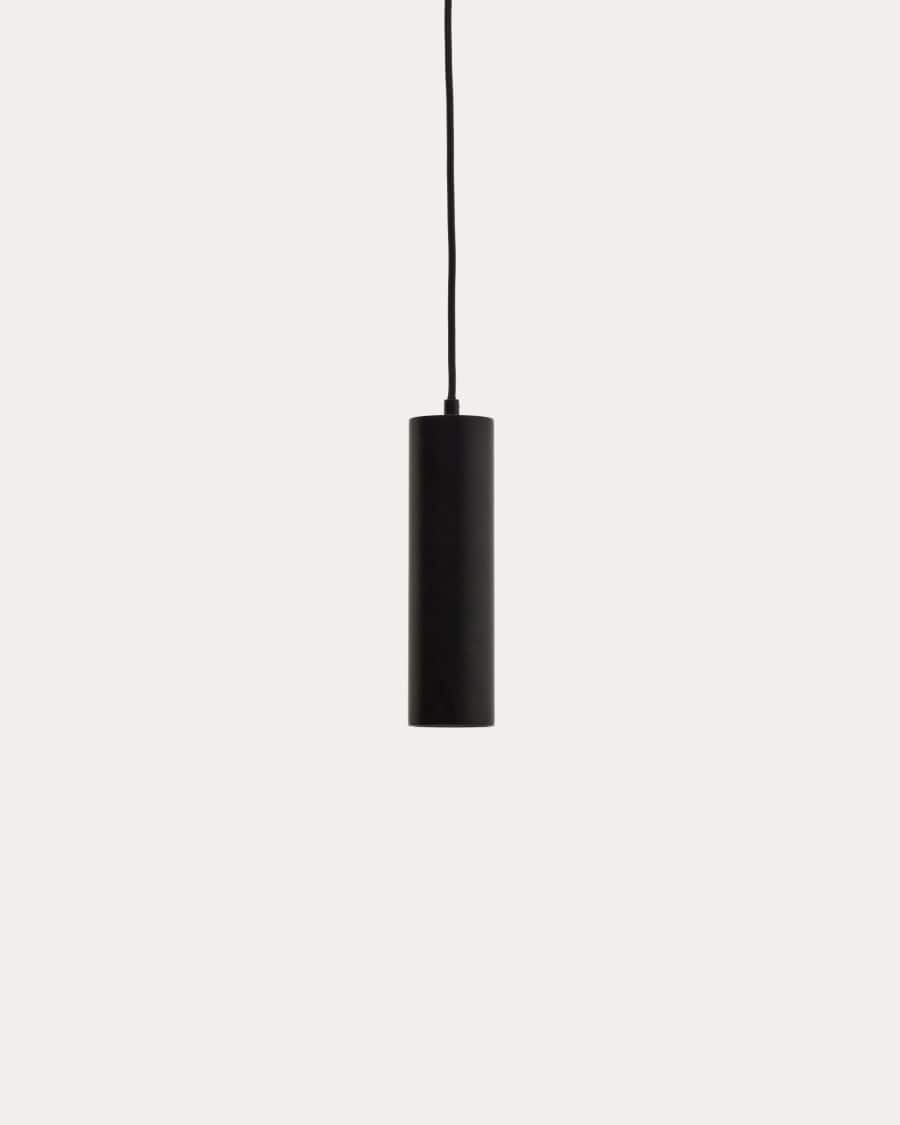 Andia aluminium ceiling lamp with black painted finish