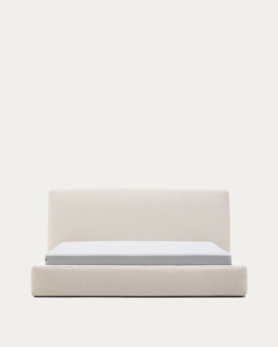 Cover for the beige Blok bed for a 180 x 200 cm mattress