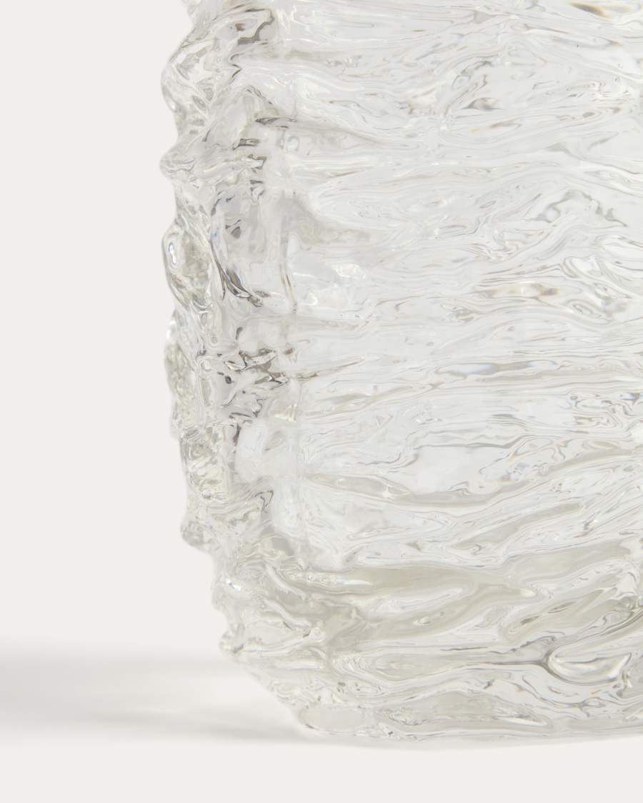 Jarrón Vorma από διαφανές γυαλί 29,5 εκ