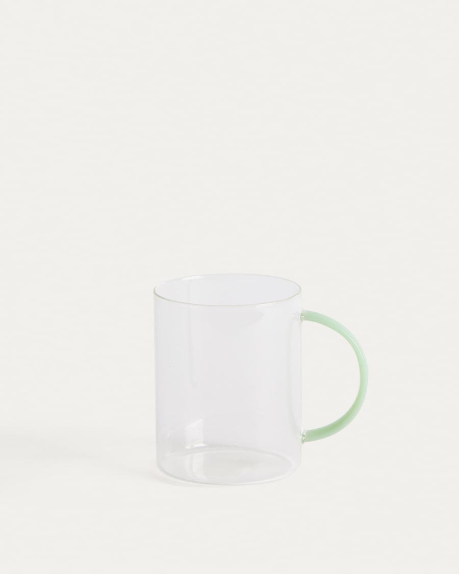 Micla clear glass mug