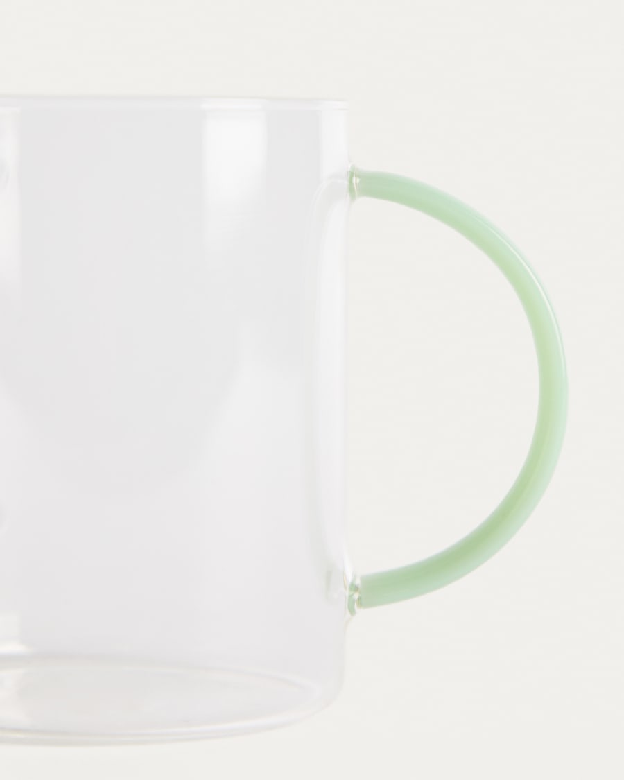 Micla clear glass mug