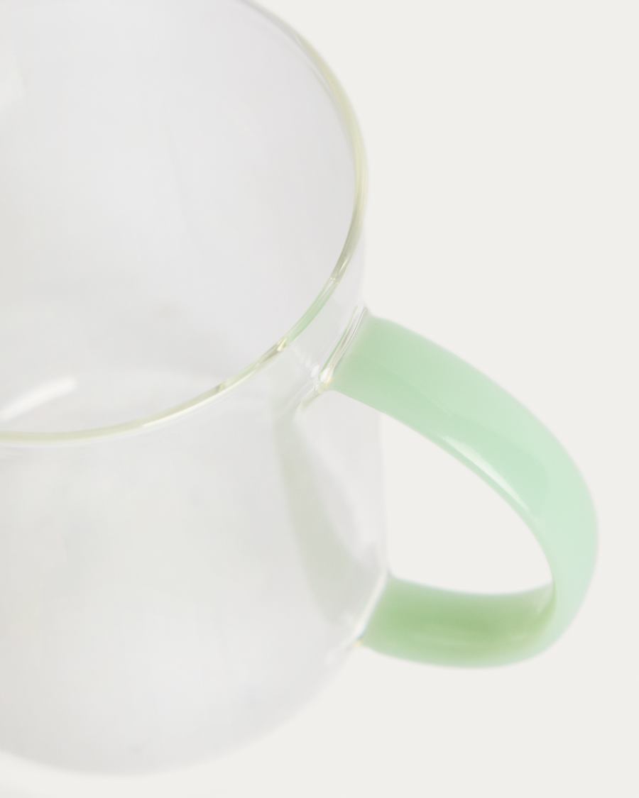Micla clear glass mug