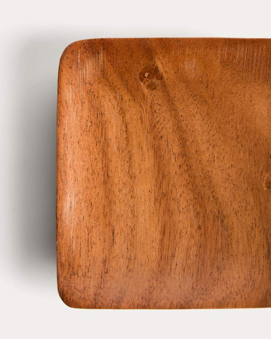 Rovin set of 4 acacia wood coasters