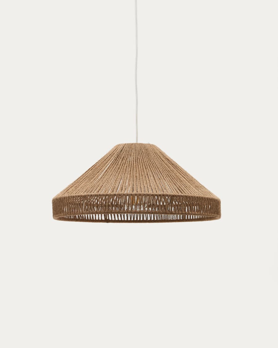 Pontos Lampenschirm für Pendelleuchte aus Jute mit natürlichem Finish Ø 45 cm