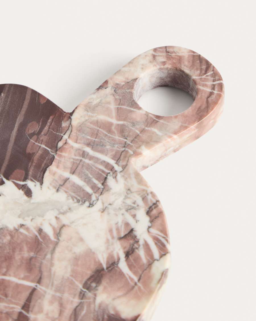 Meran burgundy marble serving board 47 x 20cm