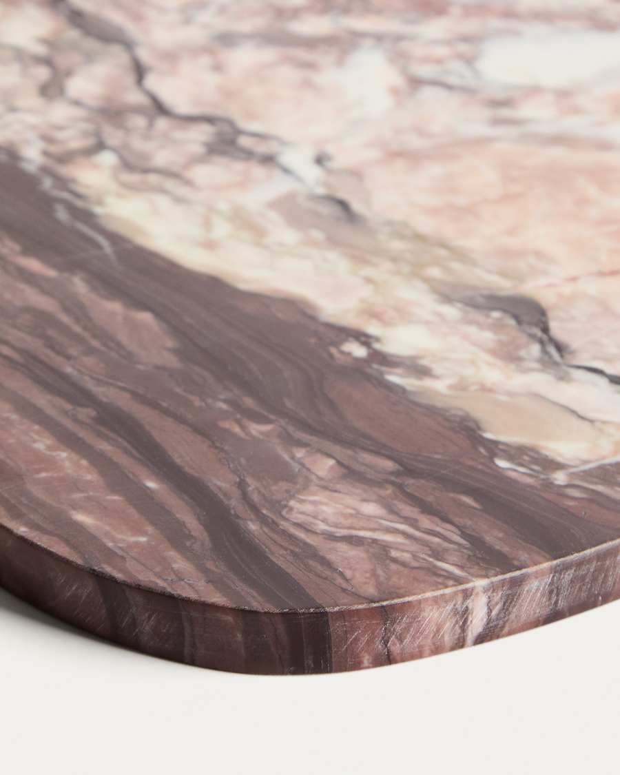 Meran burgundy marble serving board 29 x 23cm