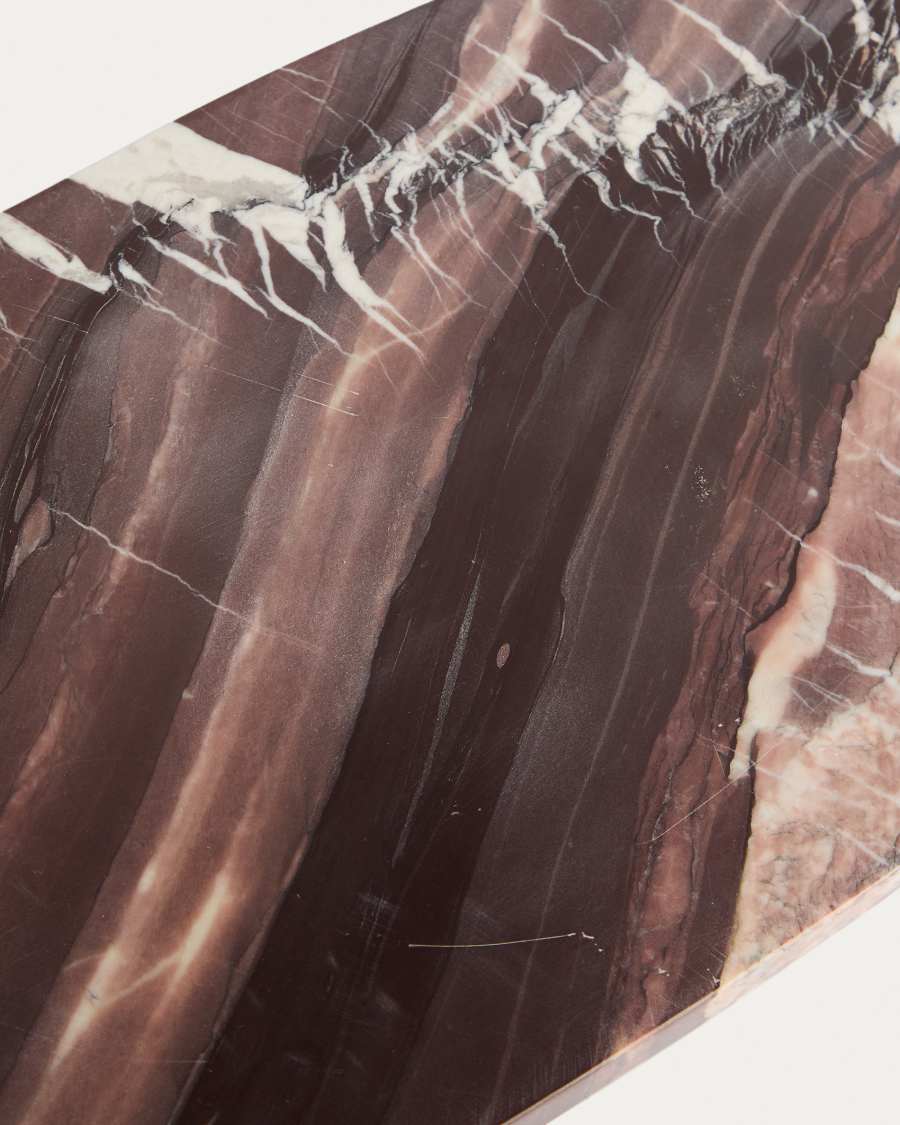 Meran burgundy marble serving board 47 x 20cm