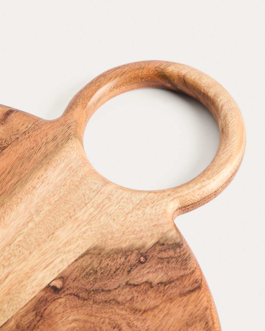 Dalme acacia wood serving board Ø35.5cm