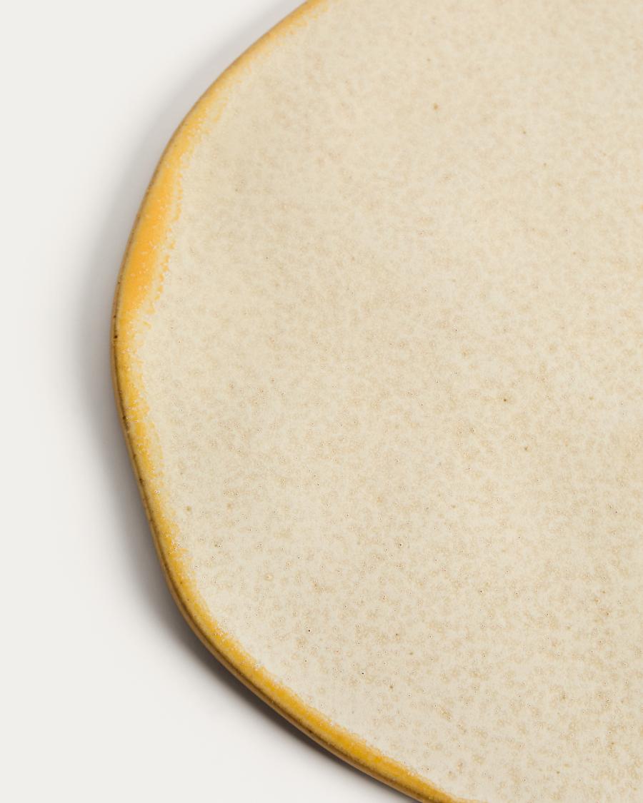 Belor white ceramic serving board 33 x 22.6cm