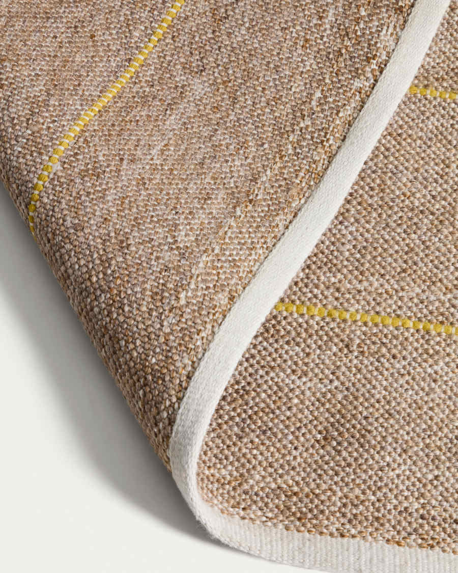 Denu beige 100% PET rug 200 x 300cm