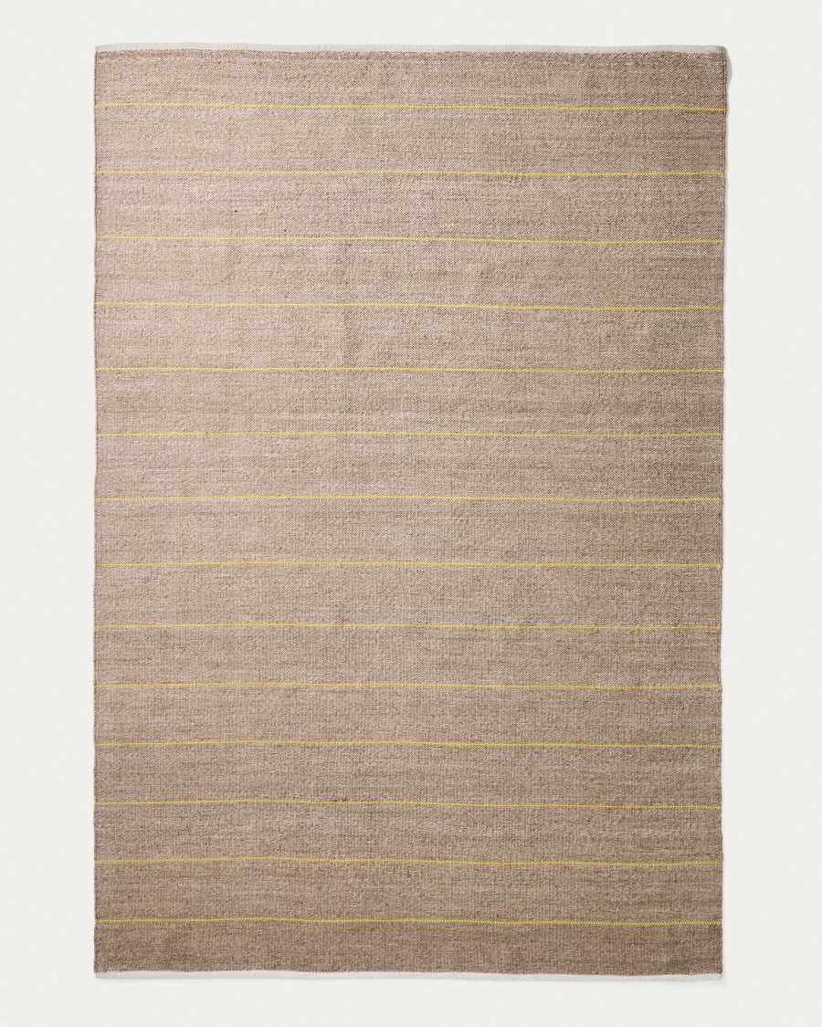 Denu beige 100% PET rug 200 x 300cm