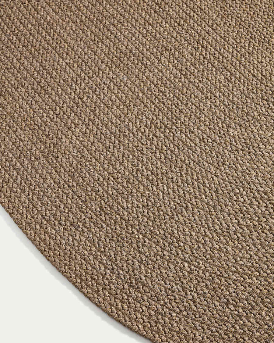 Despas beige synthetic fibre rug 160 x 230cm