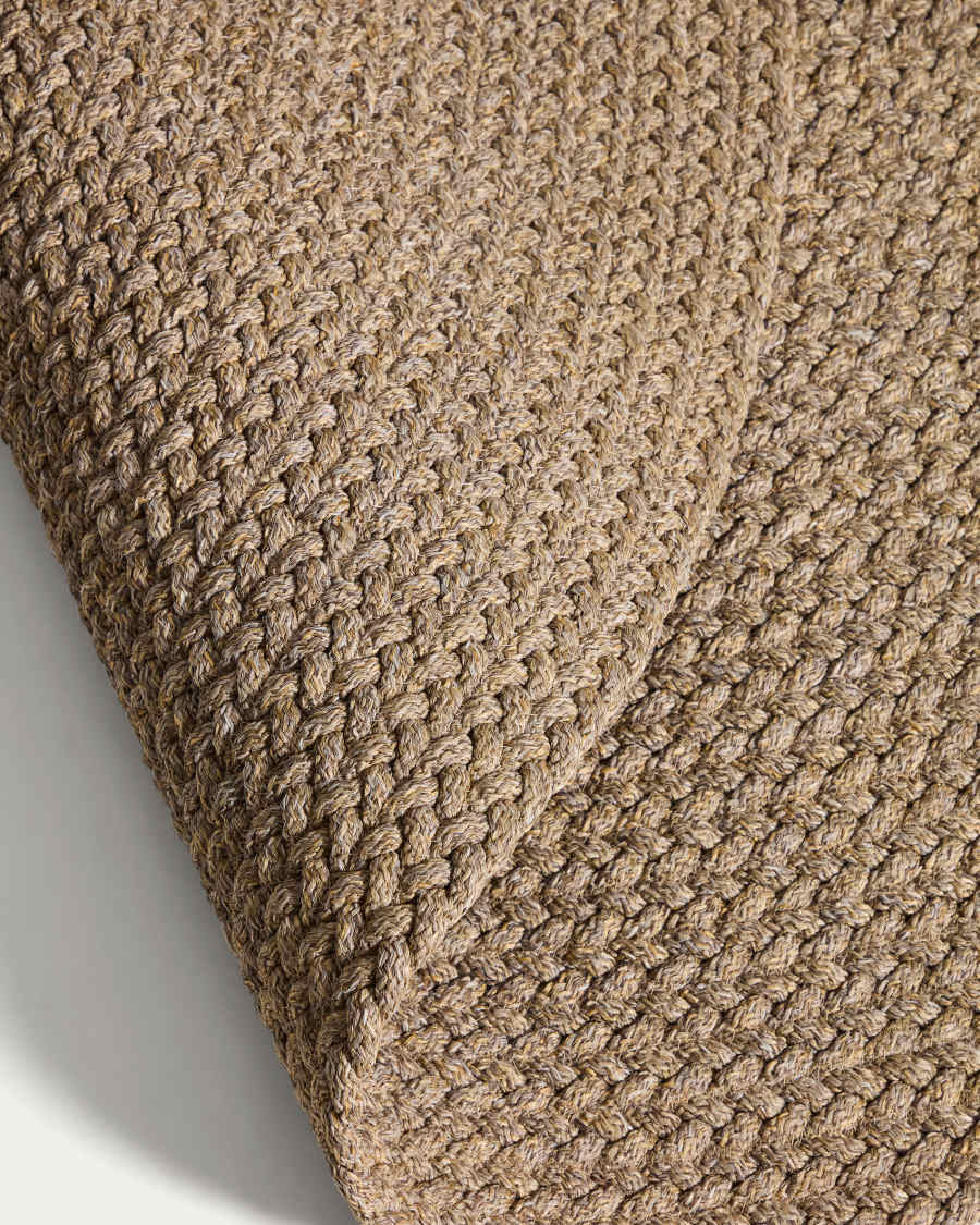 Despas beige synthetic fibre rug 200 x 300cm