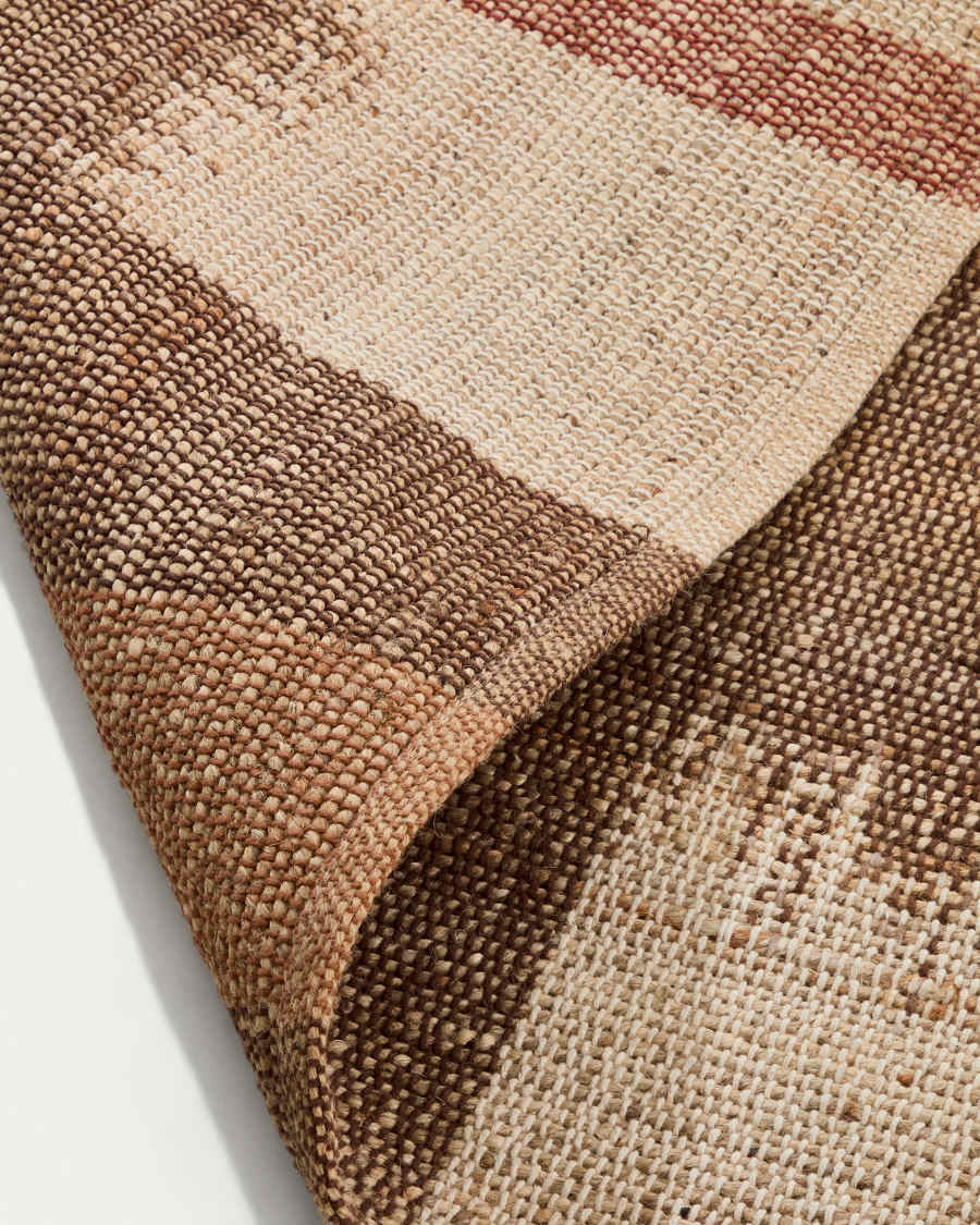 Χαλί Domira από γιούτα με γραφικό ikat, πολύχρωμο 200 x 300 εκ