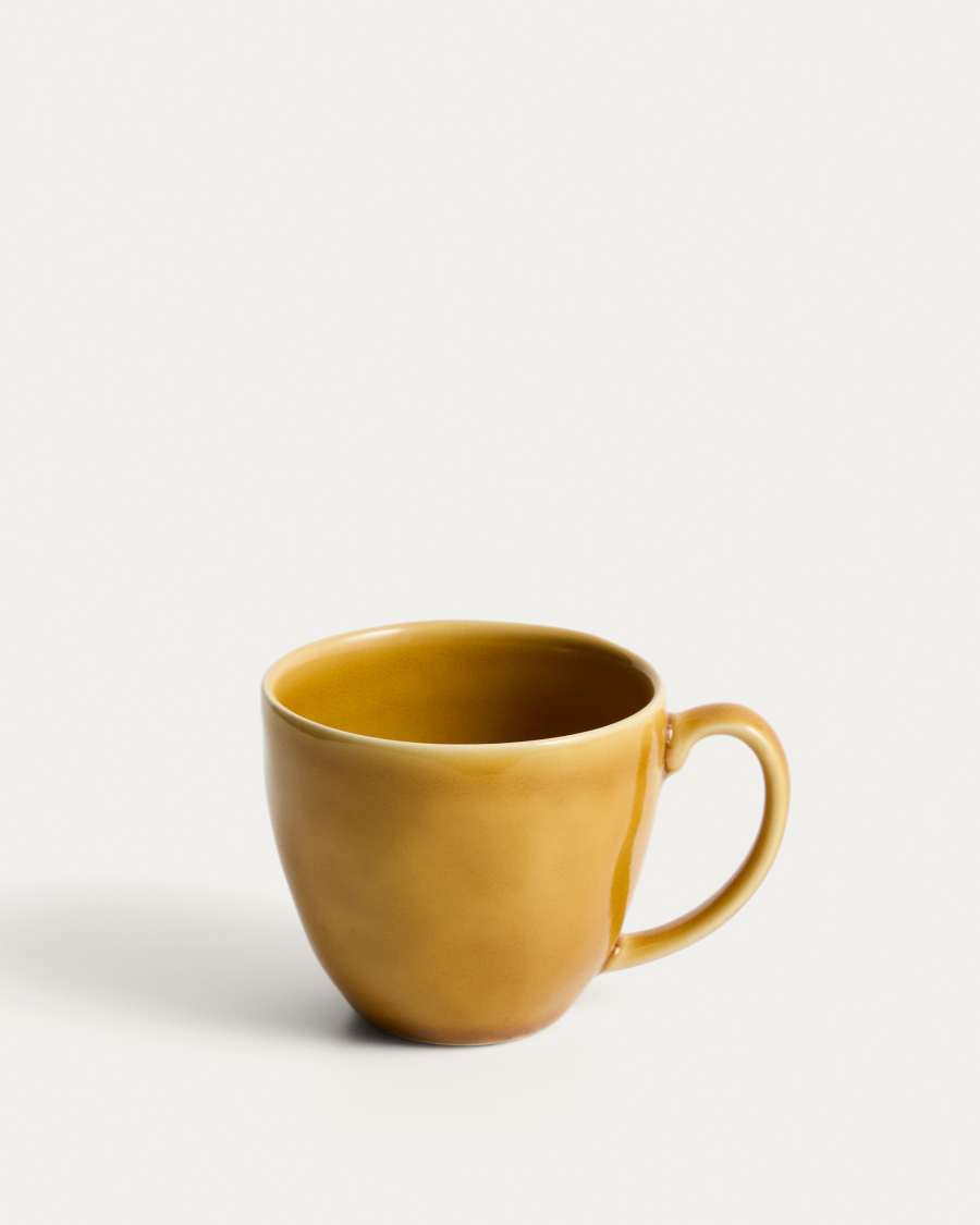 Tasse Selune aus Keramik in Gelb