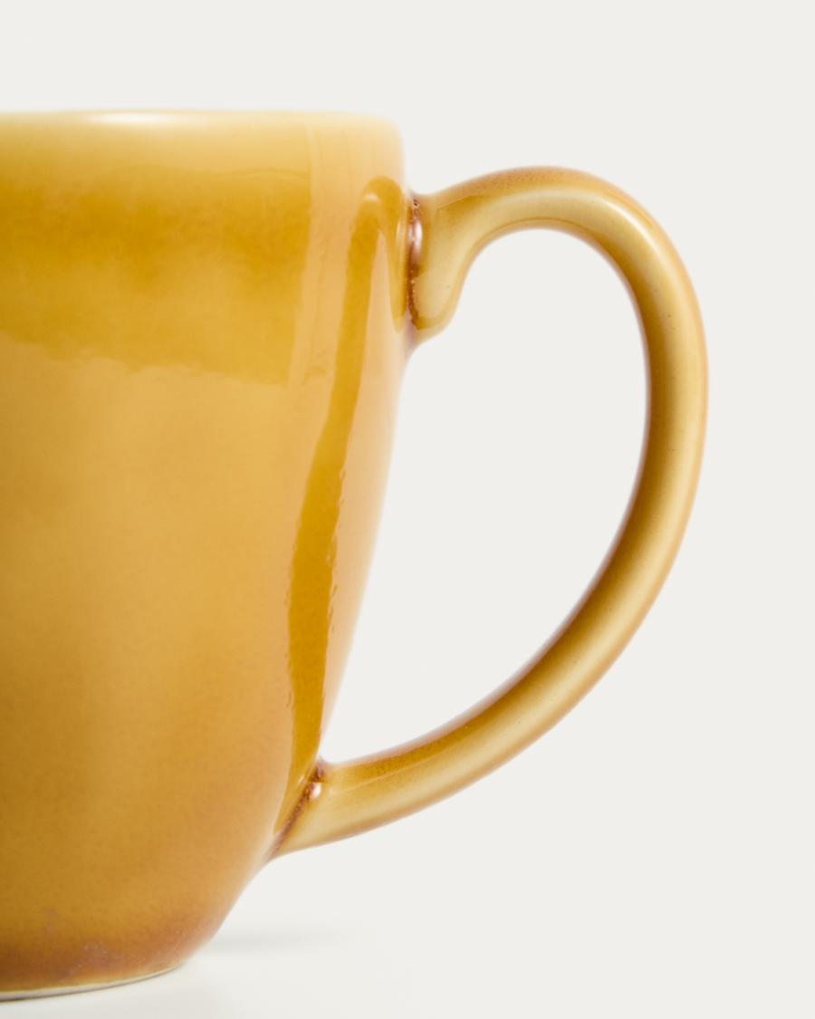 Tasse Selune aus Keramik in Gelb