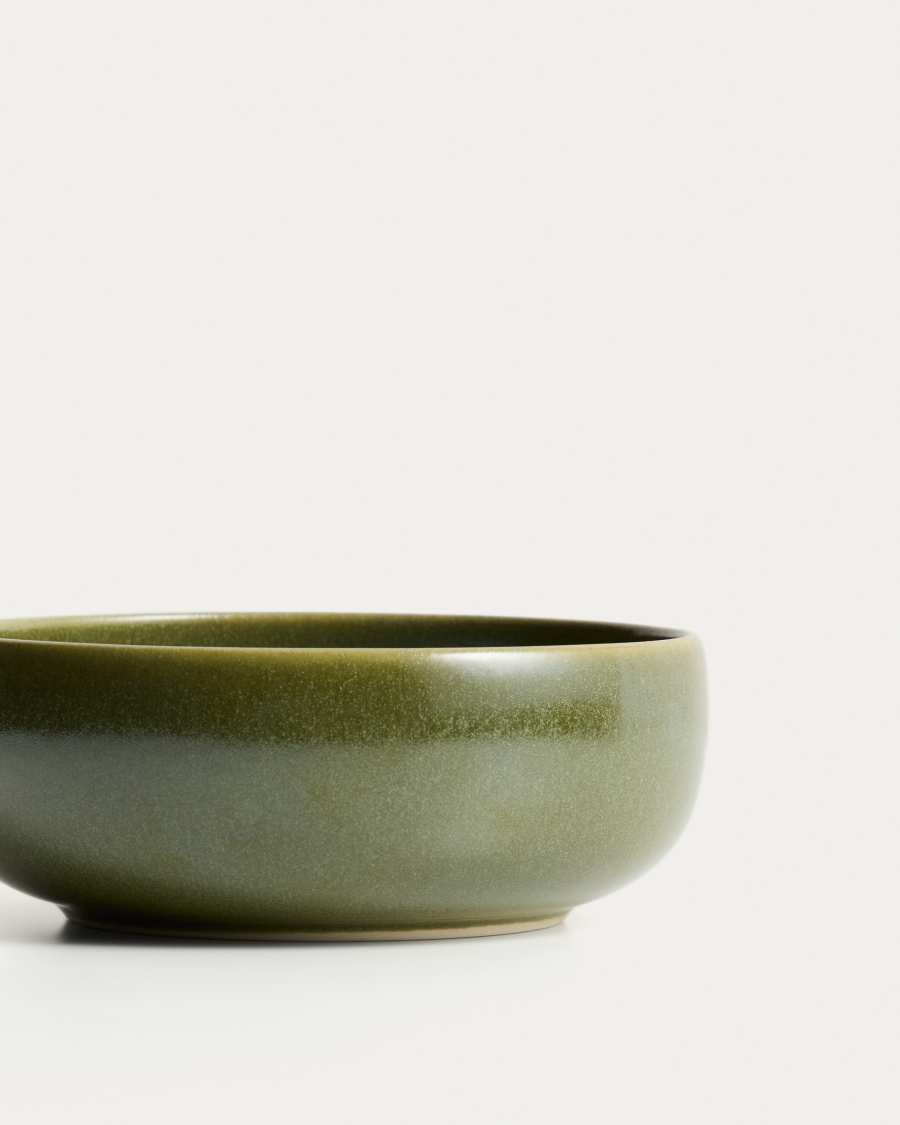Uilo groene kleine kom van keramiek