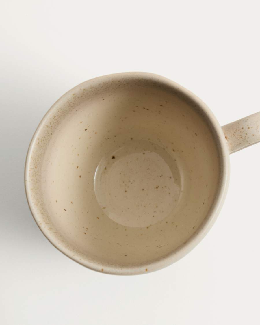 Tassa Sarel de ceràmica beix