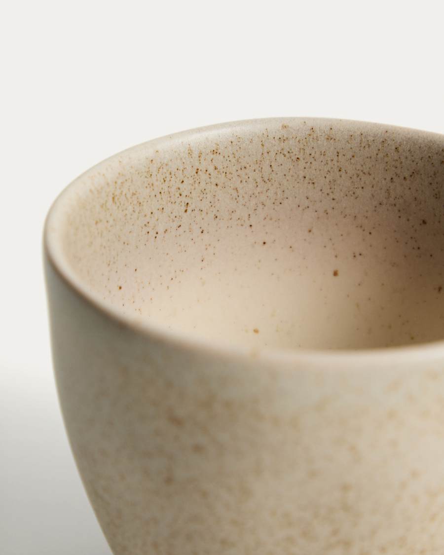Tassa Sarel de ceràmica beix
