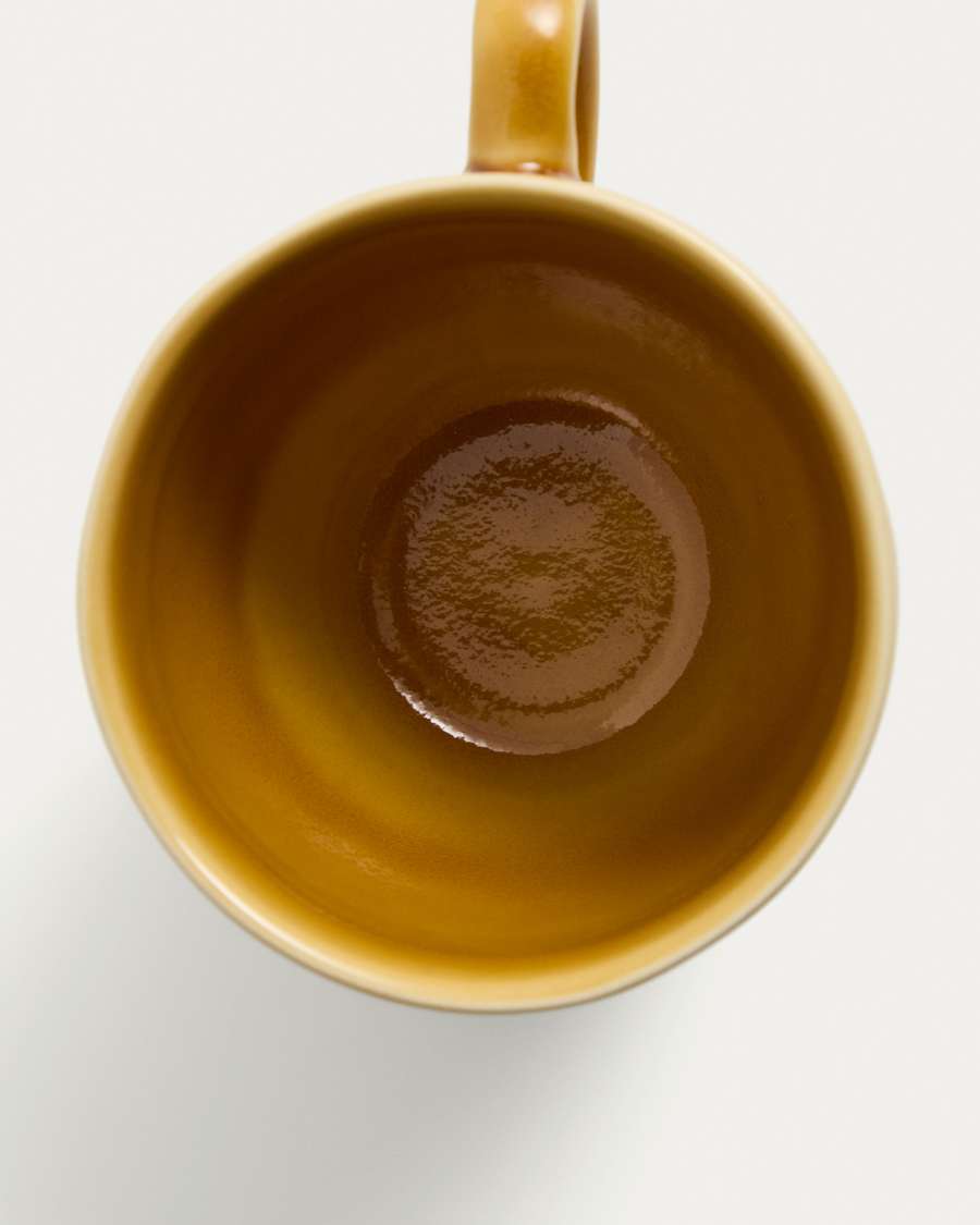 Tasse Selune aus Keramik in Gelb