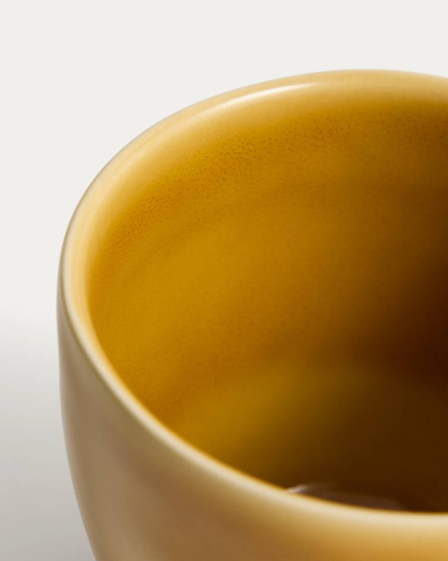 Tasse Selune aus Keramik in Gelb