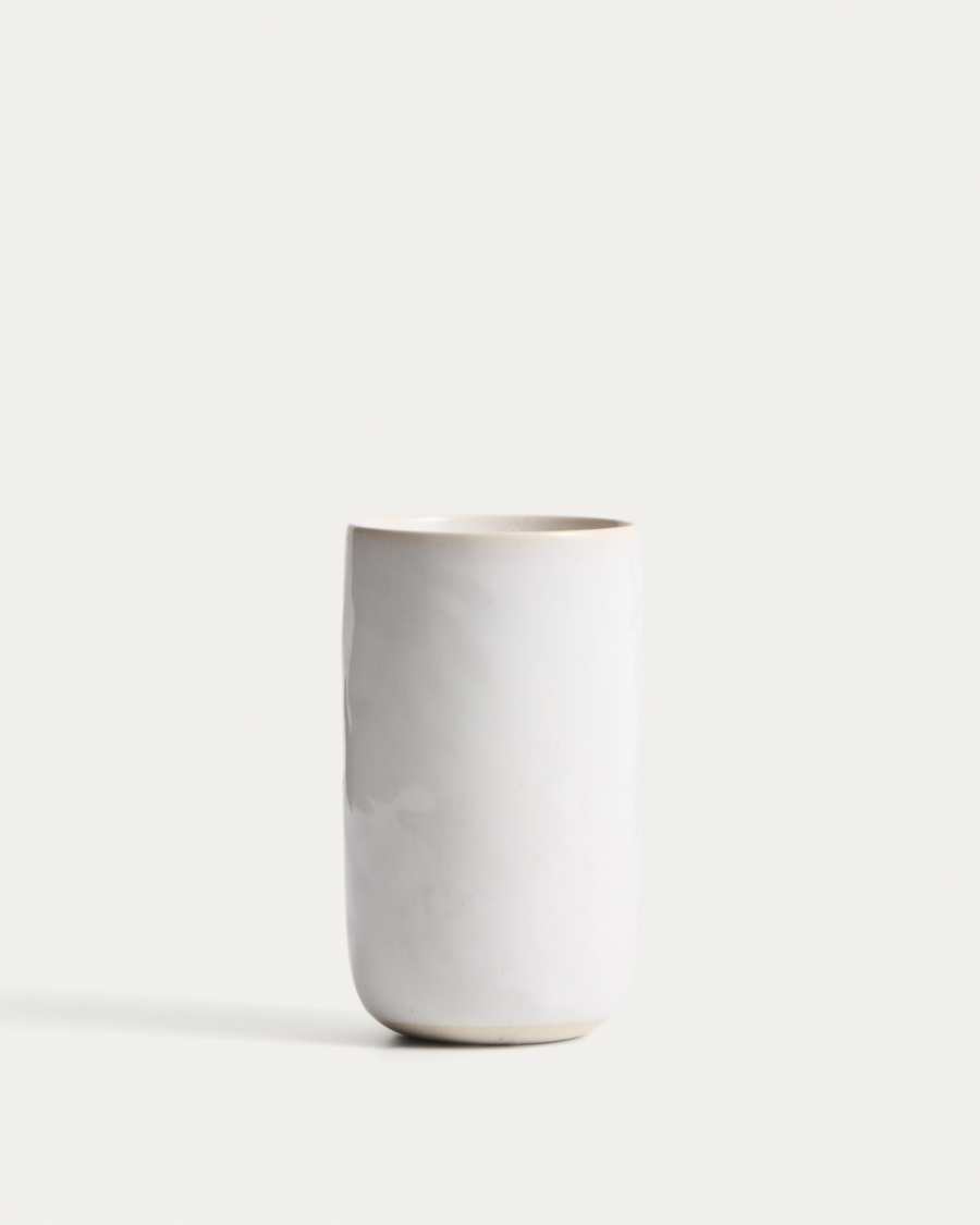 Uilo white ceramic mug