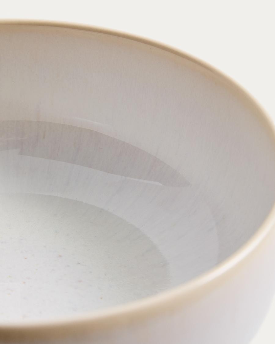 Uilo white ceramic bowl