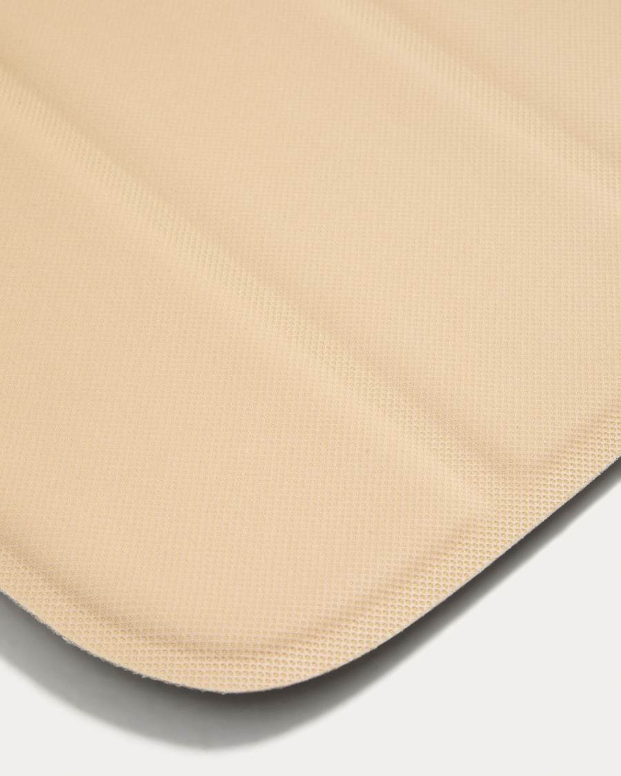 Coussin de chaise Sindera beige 45 x 43 cm