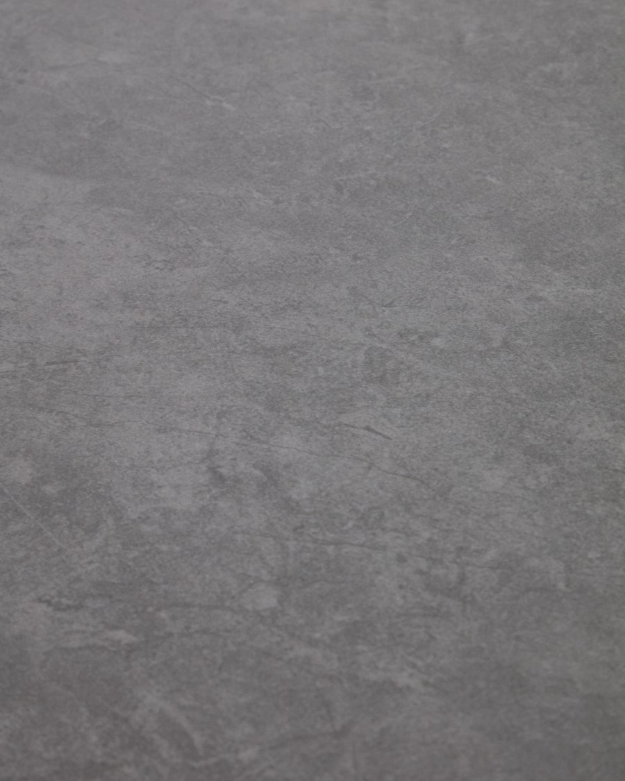 Tavolo Anafi in pietra sinterizzata e alluminio grafite 140 x 80 cm