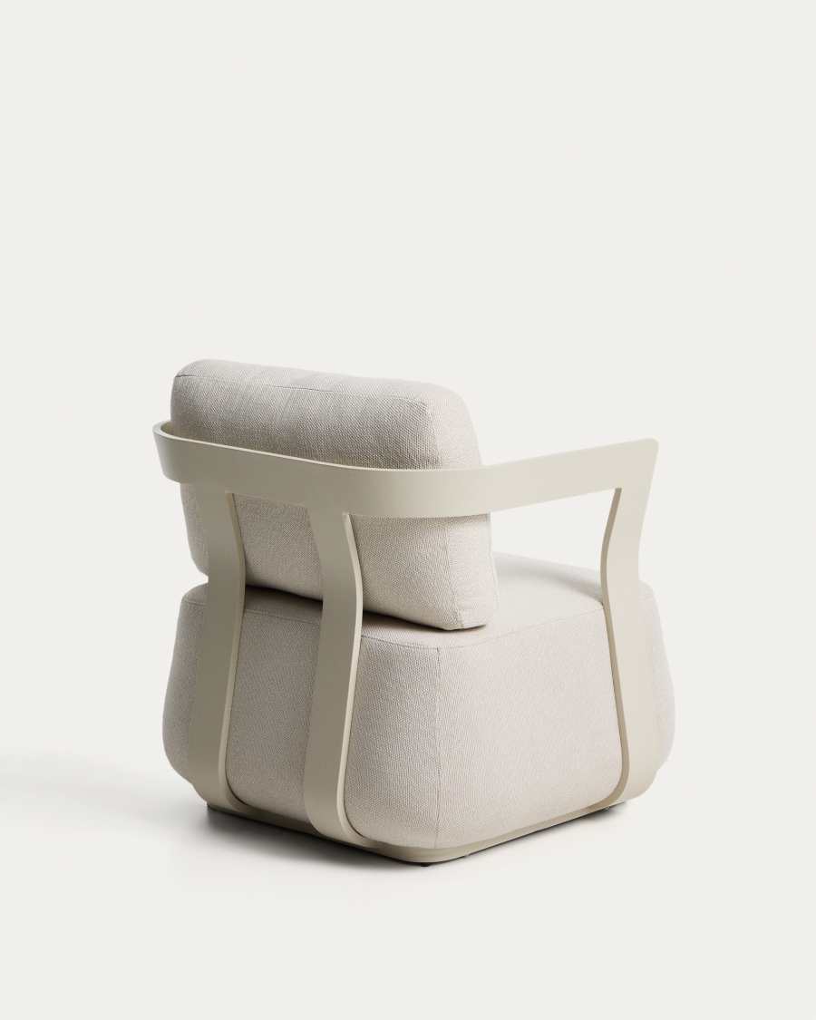 Πολυθρόνα εξωτερικού χώρου Tamaris από αλουμίνιο, γκρι