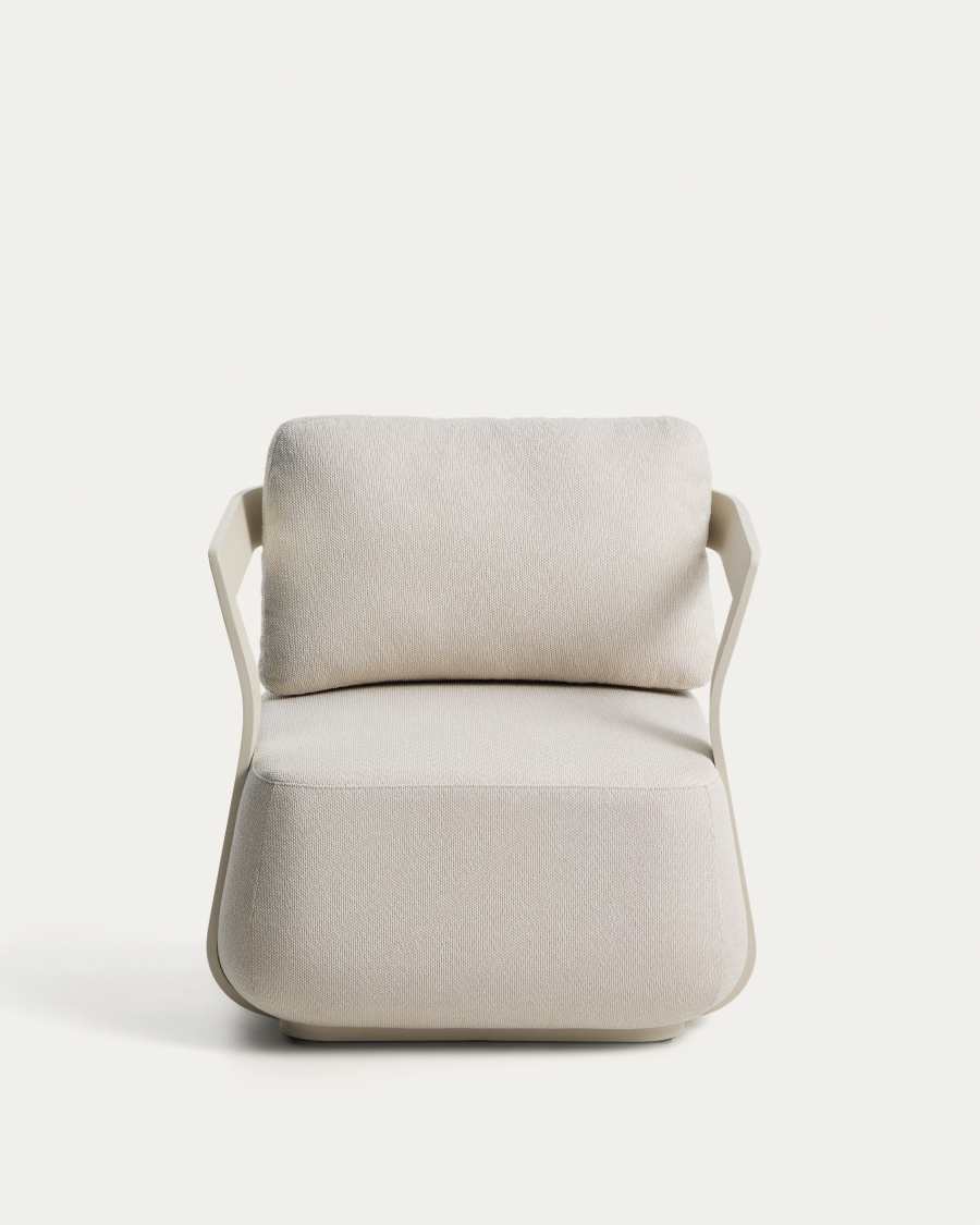 Πολυθρόνα εξωτερικού χώρου Tamaris από αλουμίνιο, γκρι