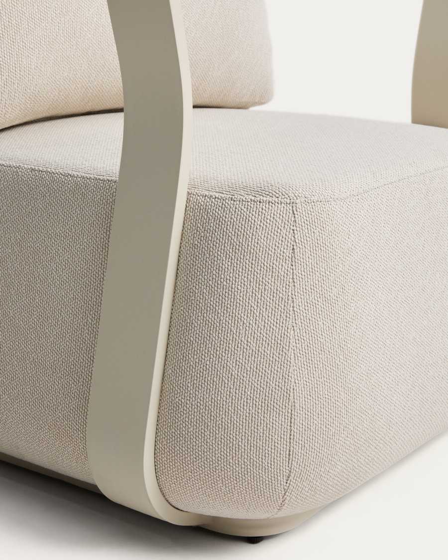 Πολυθρόνα εξωτερικού χώρου Tamaris από αλουμίνιο, γκρι