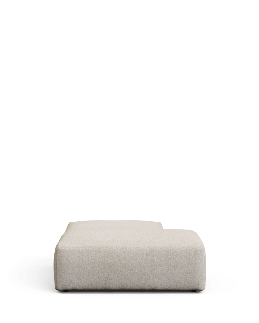 Blok sofa right side chaise longue for seat with 70 cm depth beige
